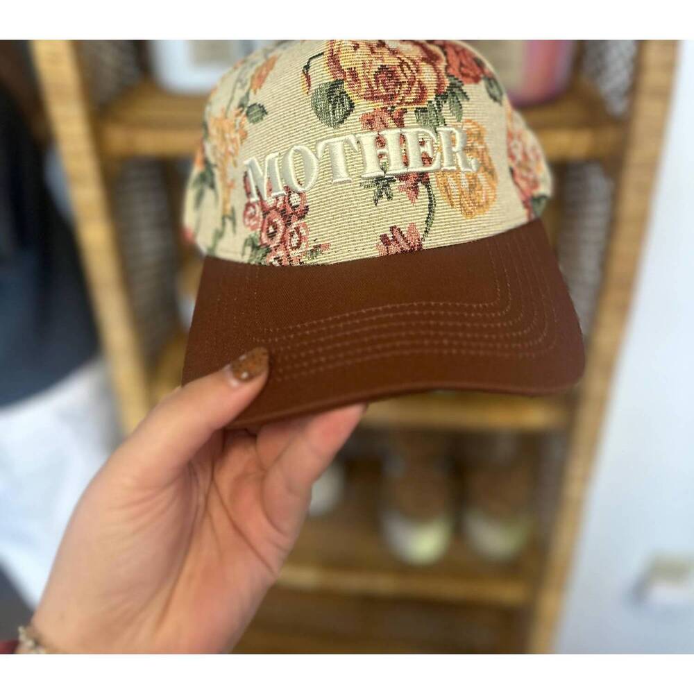 NEW THE DAILY GRACE CO. women's embroidered mother hat in floral